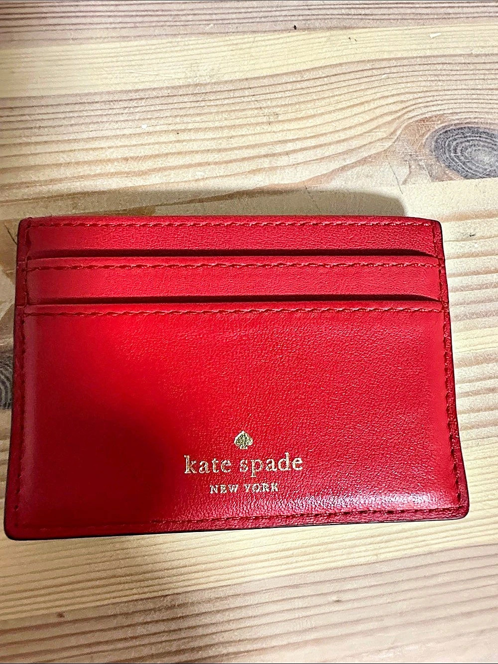 kate spade Year of the Pig Shawn Card Case Wallet in Red
